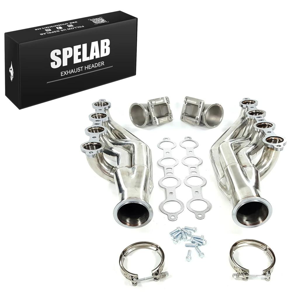 SPELAB LS Turbo Exhaust Manifold&Headers For LSX, LS1, LS2, LS3, LS6 (