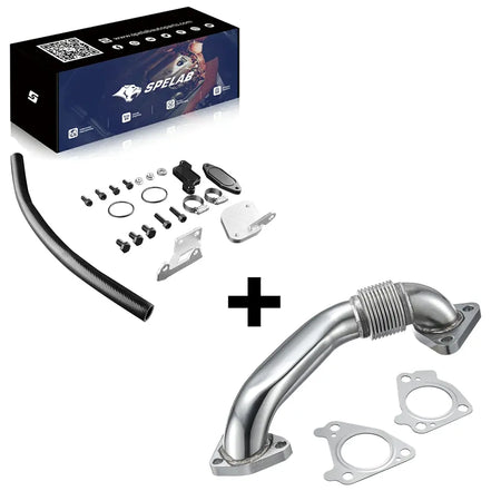 SPELAB 2006-2007 6.6L Duramax LBZ EGR Delete Kit w/High Flow Intake Elbow