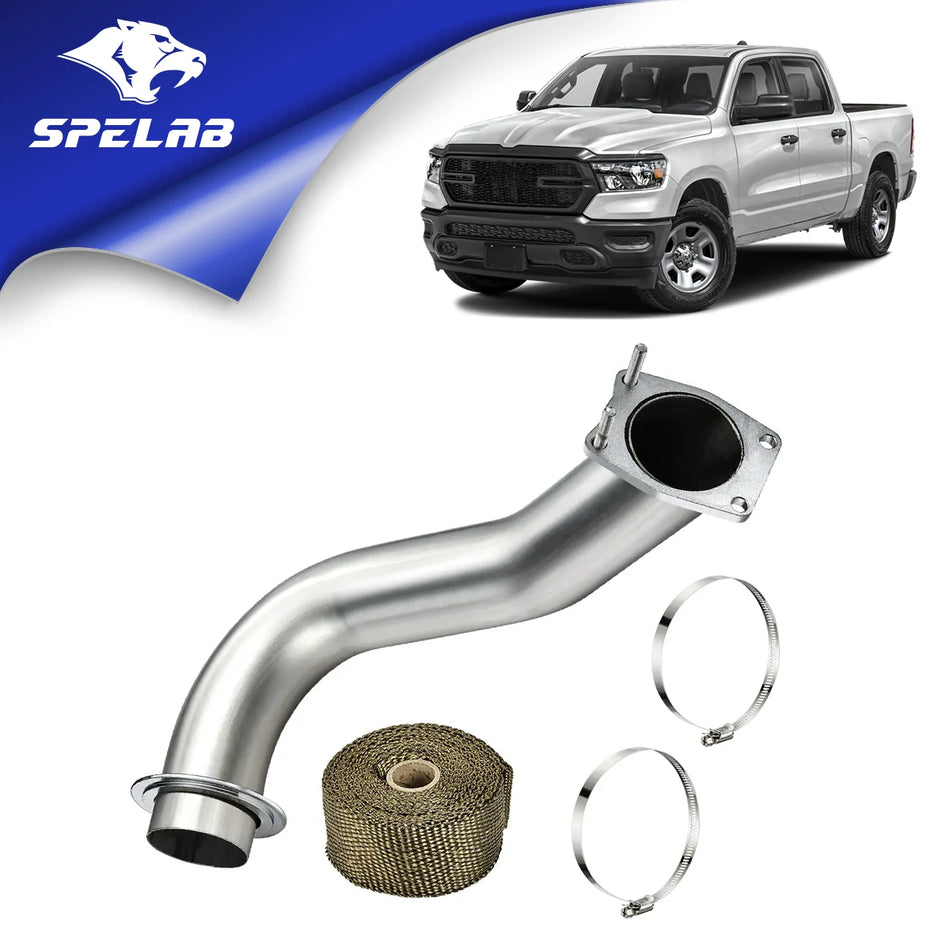 3.5'' Downpipe Exhaust For 2017-2023 L5P 6.6L Duramax Diesel | SPELAB