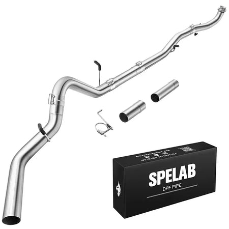 4"/5" Downpipe-Back 2017-2022 L5P 6.6 Duramax DPF Delete Race Pipe | SPELAB