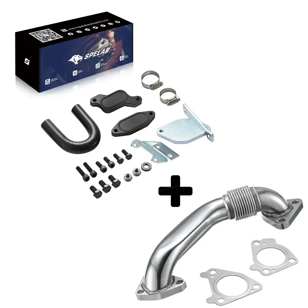 2007.5-2010 6.6L Duramax LMM EGR Delete Kit High Flow Intake Elbow Pipe Tube | SPELAB