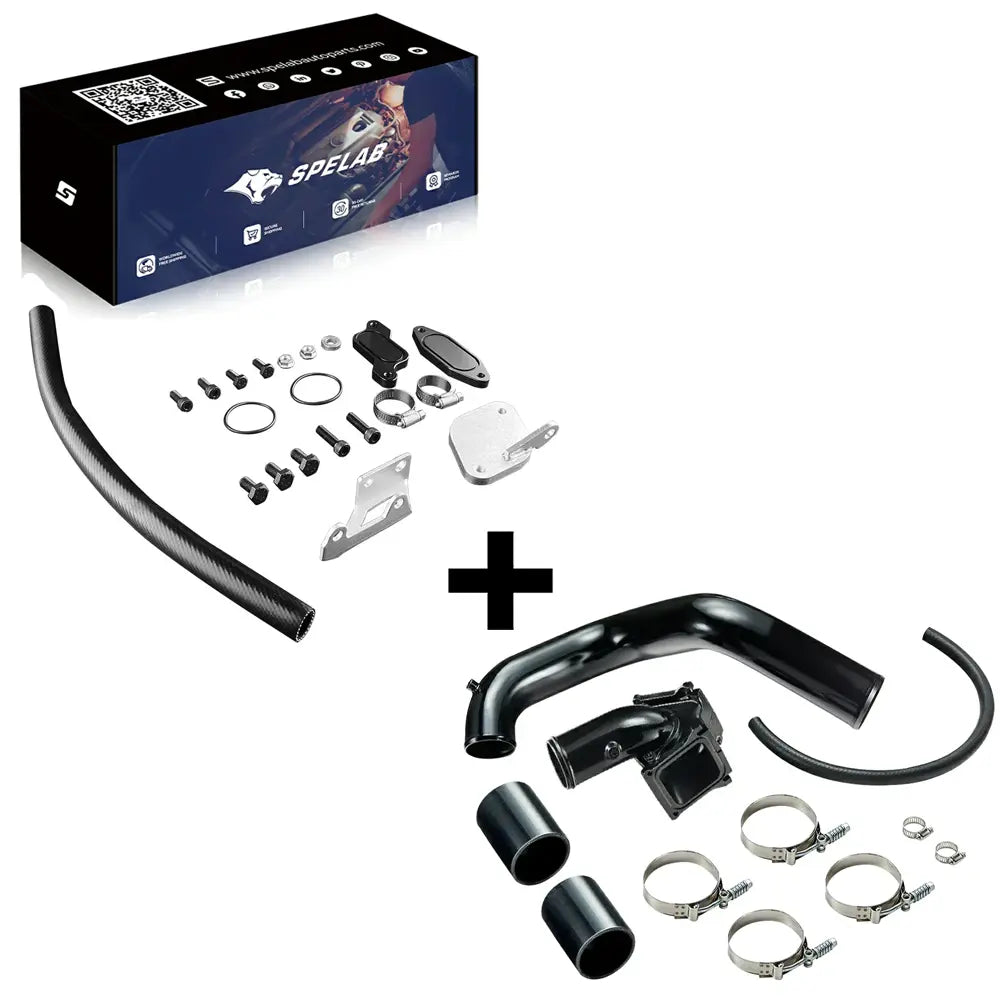 SPELAB 2006-2007 6.6L Duramax LBZ EGR Delete Kit w/High Flow Intake Elbow