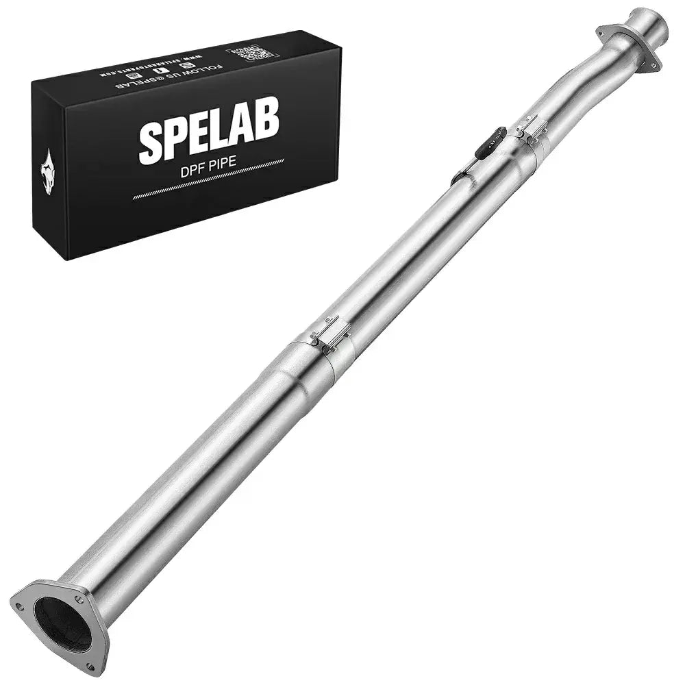 4"/5" 2011-2023 Ford 6.7 Powerstroke DPF Delete Race Pipe w/Muffler Exhaust | SPELAB