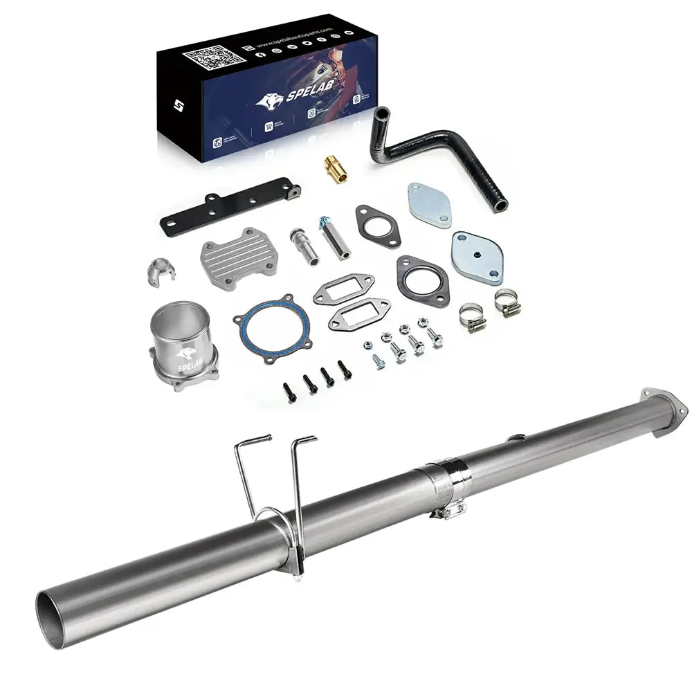 SPELAB 13-18 Dodge Ram 6.7L Cummins Diesel EGR Plate Cooler & Throttle Valve Delete Kit