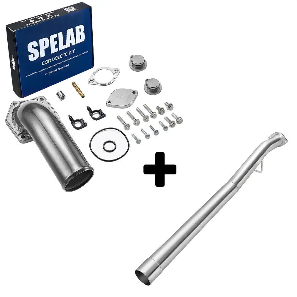 EGR Delete Kit For 2008-2010 Ford 6.4L Powerstroke Turbo Diesel | SPELAB