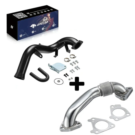 2007.5-2010 6.6L Duramax LMM EGR Delete Kit High Flow Intake Elbow Pipe Tube | SPELAB