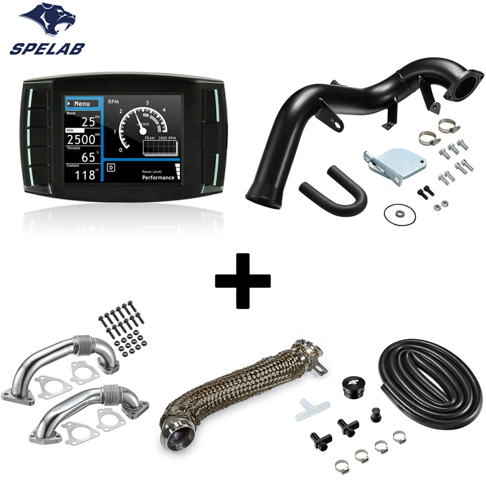 EGR/CCV Reroute/Tuner/ Delete 2007.5-2010 LMM 6.6L Duramax All-in-One Kit |SPELAB