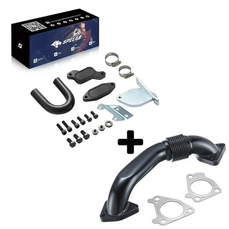 2007.5-2010 6.6L Duramax LMM EGR Delete Kit High Flow Intake Elbow Pipe Tube | SPELAB