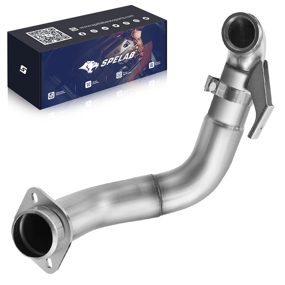 4" Turbo Downpipe Exhaust For 2015-2019 Ford 6.7L Powerstroke F250 F350 F450 F550 | SPELAB