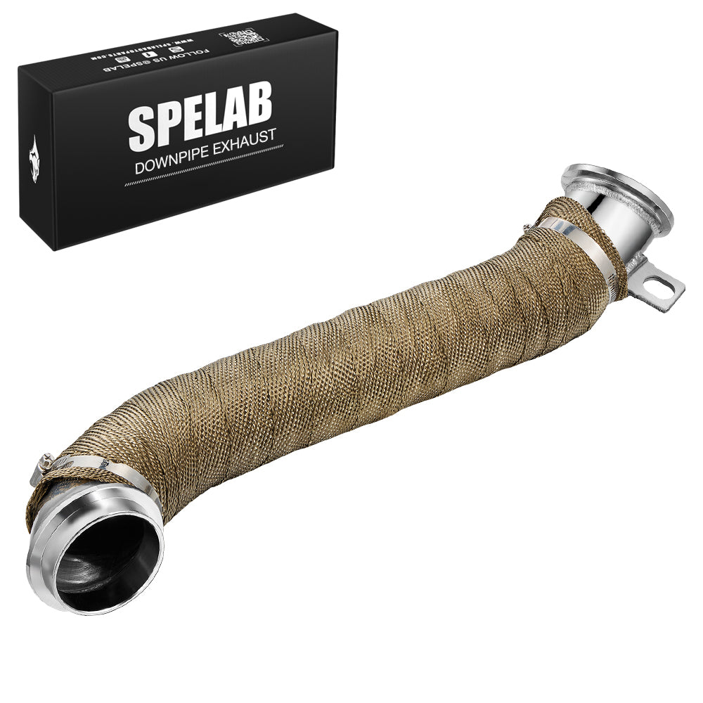 SPELAB 3'' Downpipe Exhaust For 2004.5-2010 LLY LBZ LMM 6.6L Duramax Diesel-1