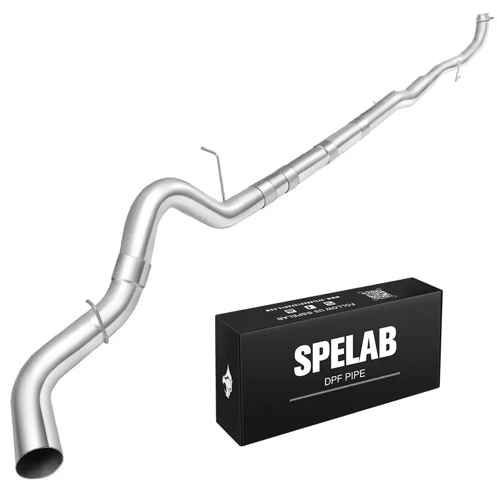 4"/5" 2015.5-2016 LML 6.6 Duramax DPF Delete Race Pipe Exhaust Chevy GMC | SPELAB