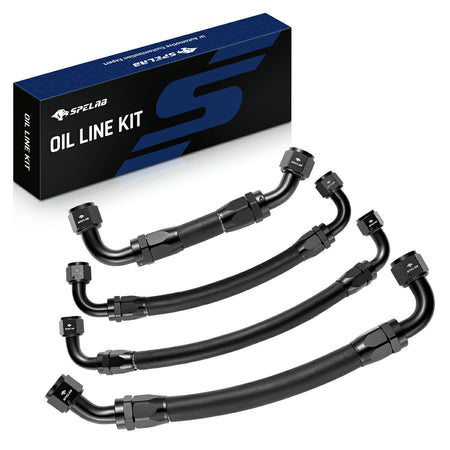 Dry Sump Oil Line Kit For 2001-2016 GM 6.6L Duramax LB7/LLY/LBZ/LMM/LML|SPELAB-1