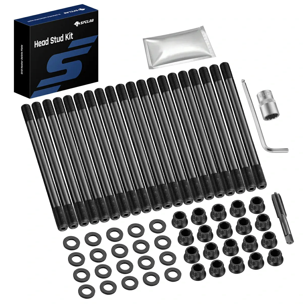 Head Stud Kit For 2003-2007 6.0L Powerstroke Ford F250 F350 F450|SPELAB-1