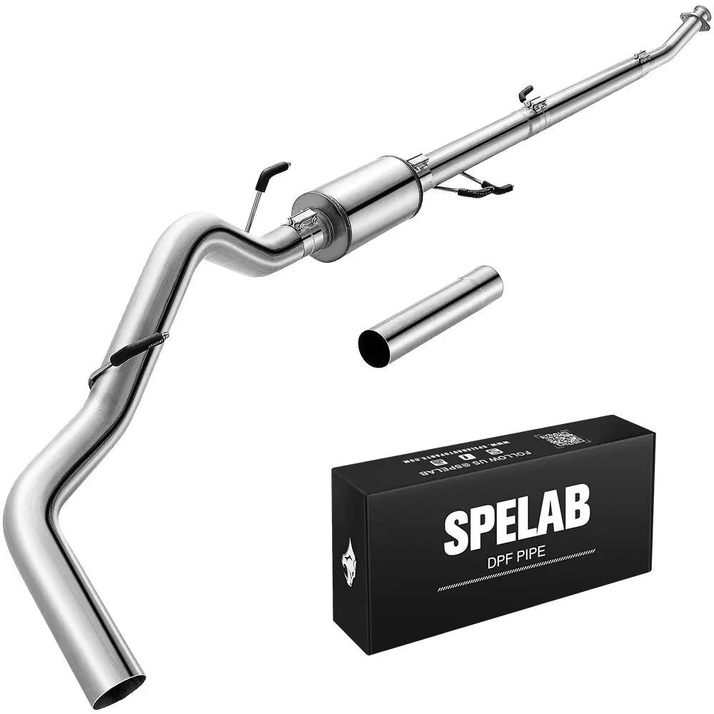 Clearance Sale 3.5'' 2018-2019 3.0 Powerstroke DPF Delete Race Pipe | Ford F-150 | SPELAB