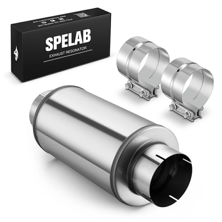 4"/5" Stainless Steel Diesel Muffler For Cummins Duramax Powerstroke |SPELAB