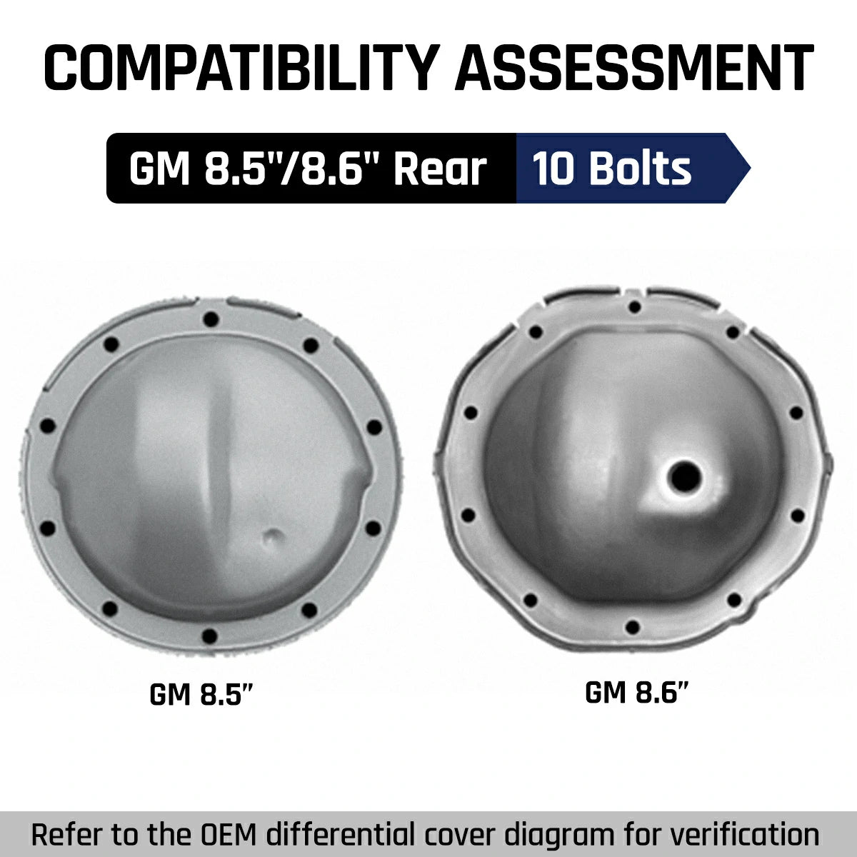 Differential Cover GM 8.5″/8.6″ 10 Bolts Rear Axle | SPELAB-5236