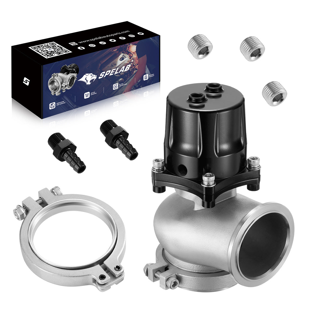 SPELAB High-Performance 10Psi 60mm Psiton Style turbo Wastegate