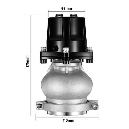 SPELAB High-Performance 10Psi 60mm Psiton Style turbo Wastegate