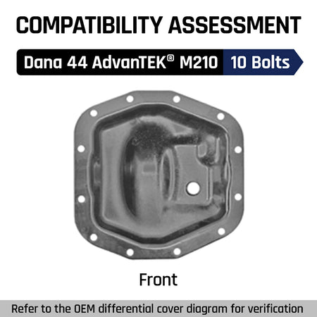 Differential Cover For Dana 44 AdvanTEK M210 10 Bolts Front Axle| SPELAB-214