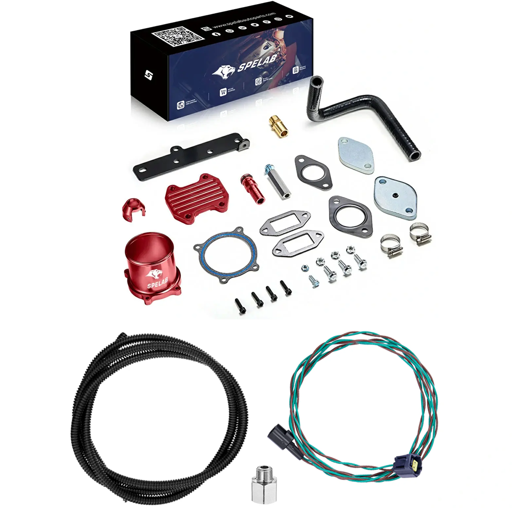 SPELAB 13-18 Dodge Ram 6.7L Cummins Diesel EGR Plate Cooler & Throttle Valve Delete Kit
