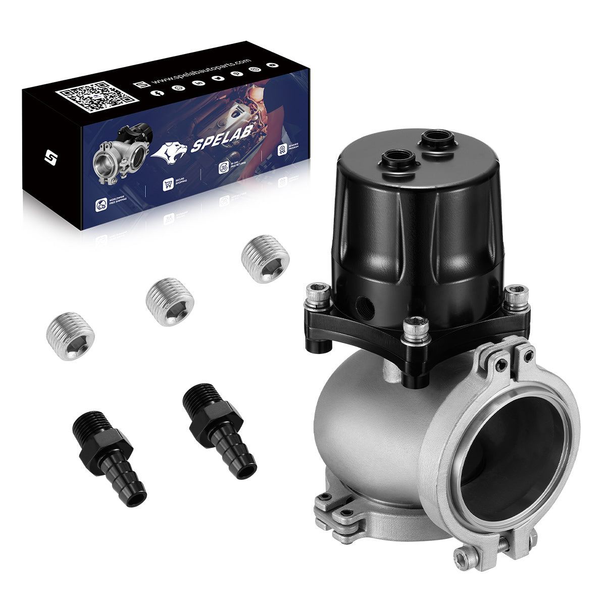 SPELAB High-Performance 15Psi 56mm Psiton Style turbo Wastegate