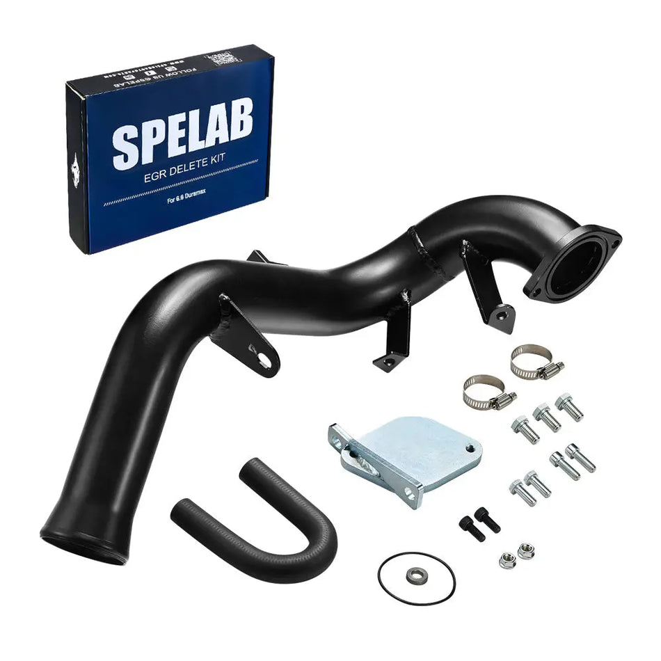 2007.5-2010 6.6L Duramax LMM EGR Delete Kit High Flow Intake Elbow Pipe Tube | SPELAB