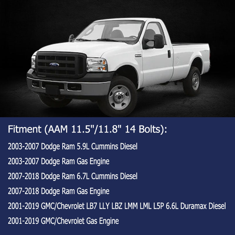 Differential Cover For 2001-2024  LB7/LLY/LBZ/LMM/LML/L5P GMC&Chevrolet 6.6L Duramax | SPELAB
