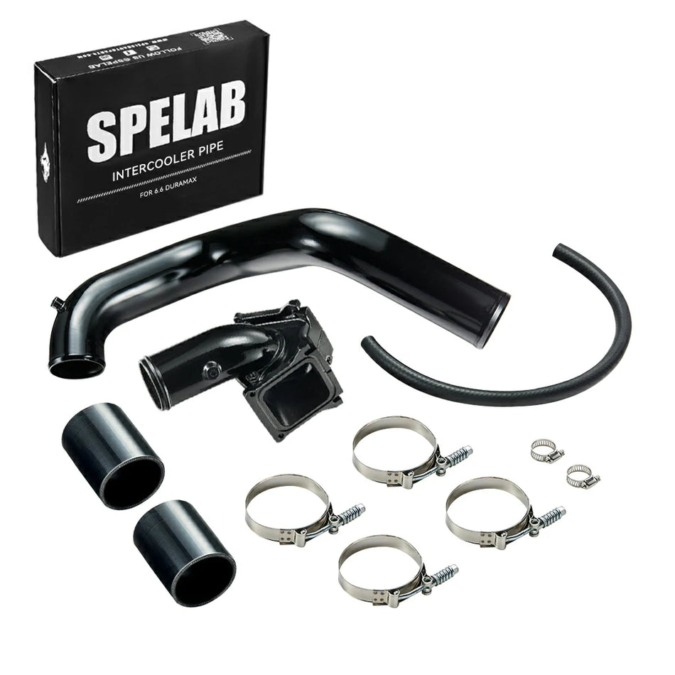 3" Y-Bridge Cold Side Intercooler Pipe for 2006-2010 6.6 Duramax LBZ LMM | SPELAB