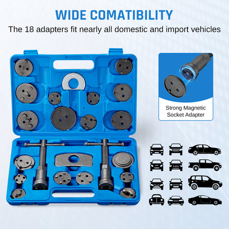 24pcs Brake Caliper Tool Kit |SPELAB-2