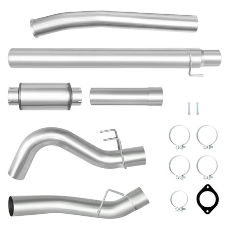 4"/5" Downpipe-Back 2011-2023 Ford 6.7 Powerstroke DPF Delete Race Pipe | SPELAB