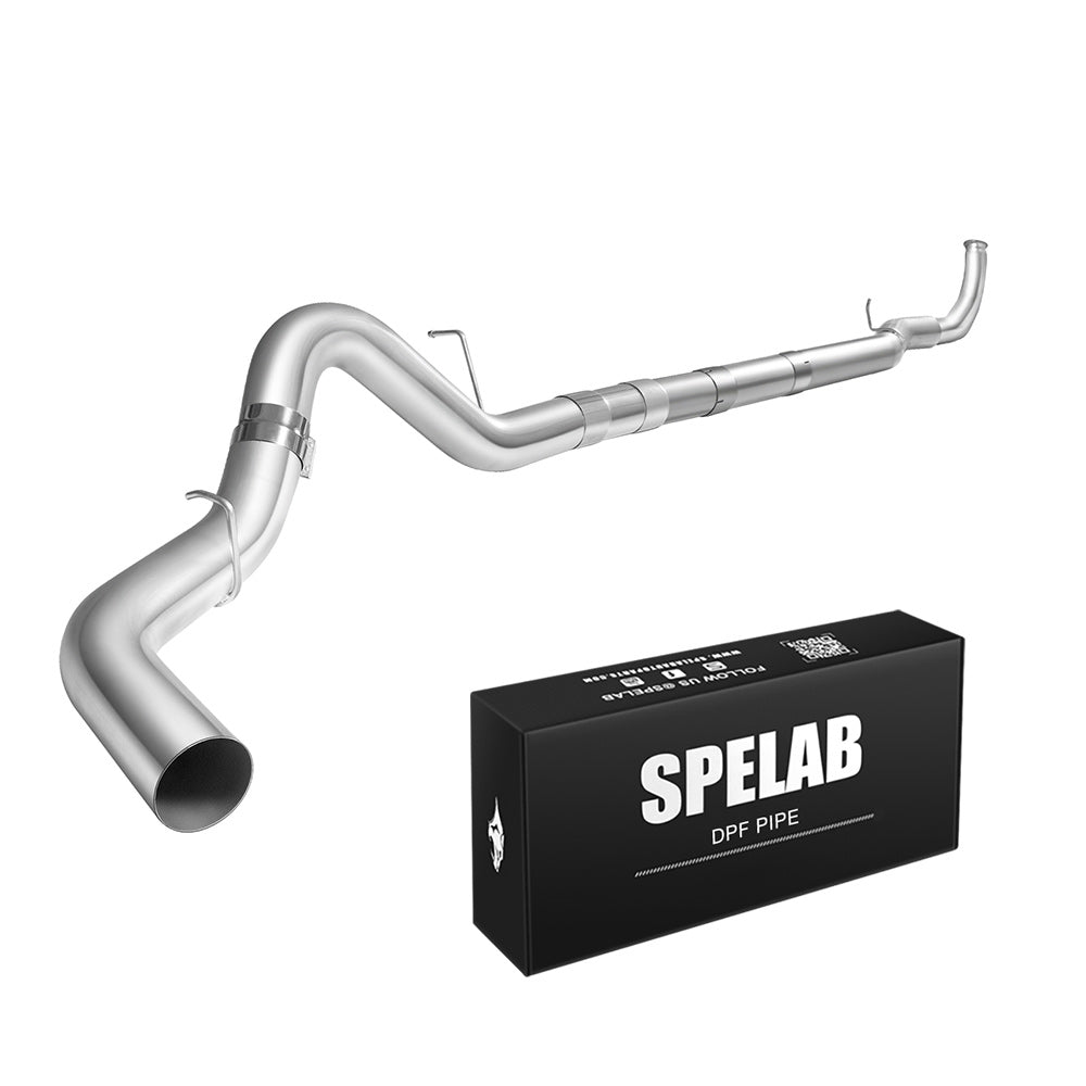 4"/5" Downpipe-Back 2011-2015 LML 6.6 Duramax DPF Delete Race Pipe | SPELAB