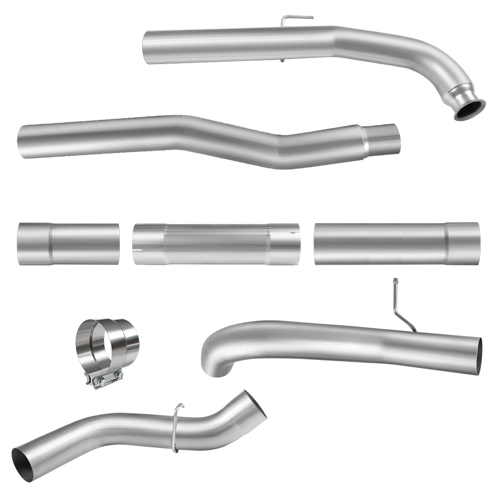 4"/5" Downpipe-Back 2011-2015 LML 6.6 Duramax DPF Delete Race Pipe | SPELAB