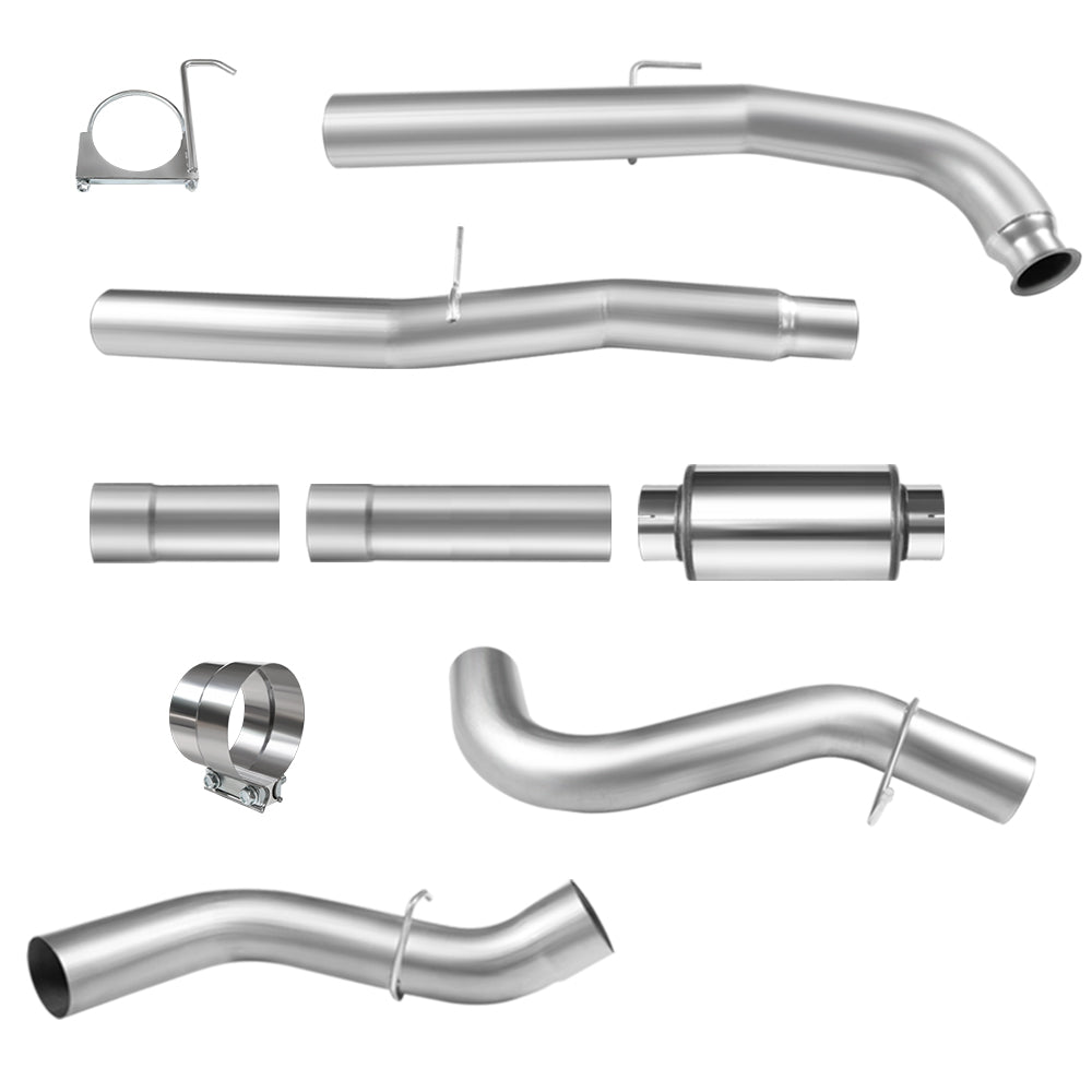 4"/5" Downpipe-Back 2011-2015 LML 6.6 Duramax DPF Delete Race Pipe | SPELAB