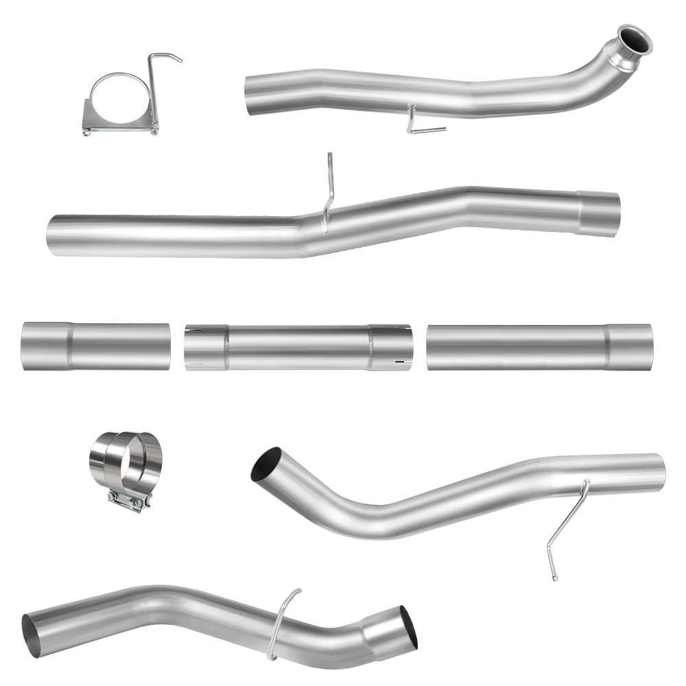 4"/5" Downpipe-Back 2011-2015 LML 6.6 Duramax DPF Delete Race Pipe | SPELAB