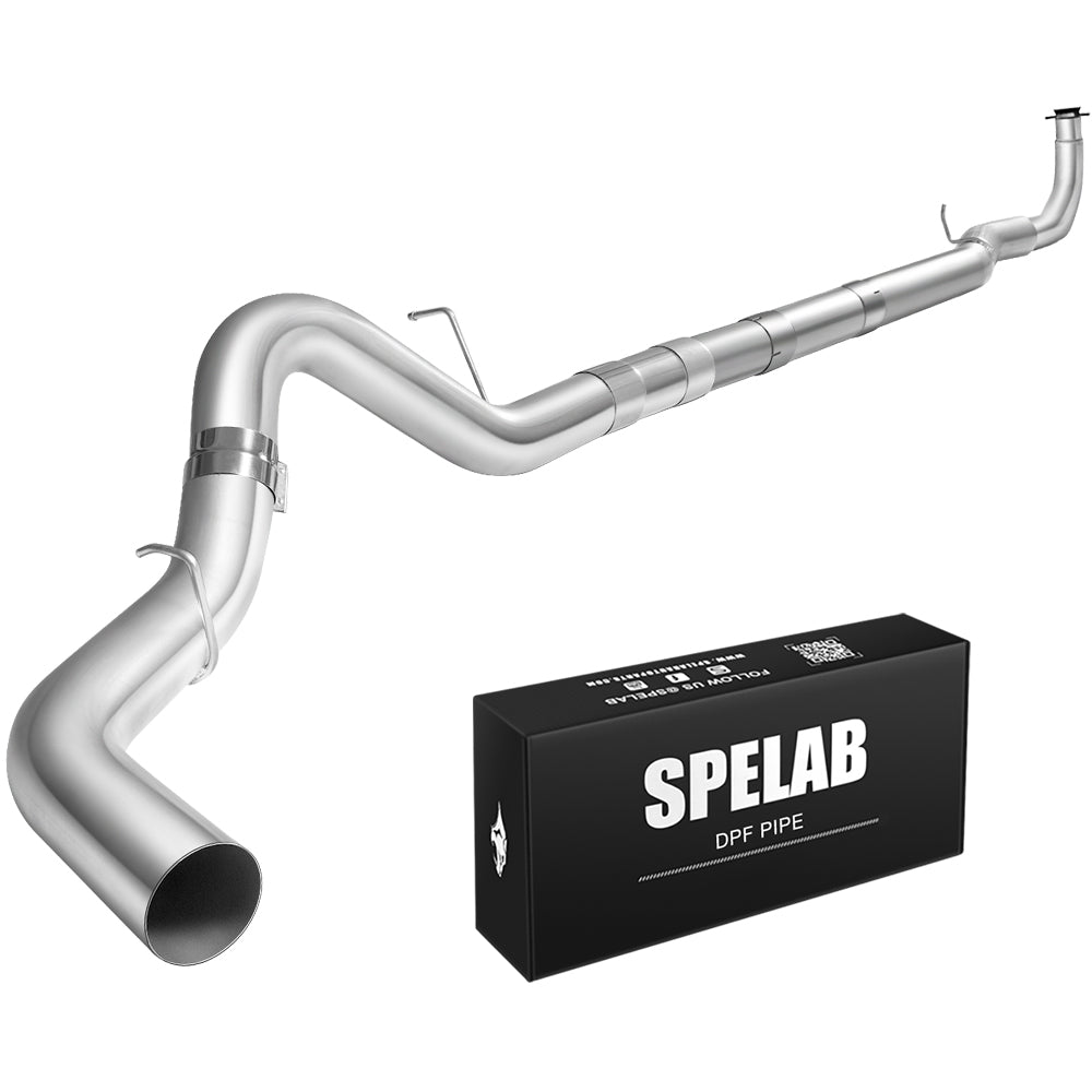 4"/5" Downpipe-Back 2017-2022 L5P 6.6 Duramax DPF Delete Race Pipe | SPELAB