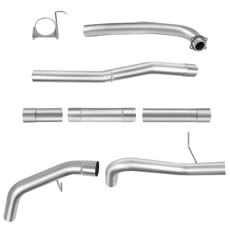 4"/5" Downpipe-Back 2017-2022 L5P 6.6 Duramax DPF Delete Race Pipe | SPELAB