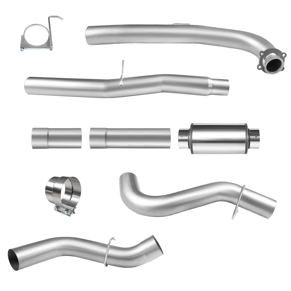 4"/5" Downpipe-Back 2017-2022 L5P 6.6 Duramax DPF Delete Race Pipe | SPELAB