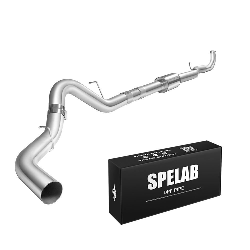 4"/5" Downpipe-Back 2011-2015 LML 6.6 Duramax DPF Delete Race Pipe | SPELAB