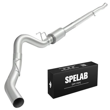 4"/5" 2011-2023 Ford 6.7 Powerstroke DPF Delete Race Pipe w/Muffler Exhaust | SPELAB