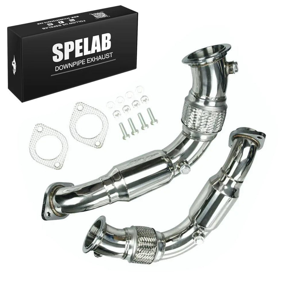 Downpipe Exhaust for 2008-2014 BMW X6/X5 550I 650I 750I B7 N63B44 4.4L V8 Twin Turbo