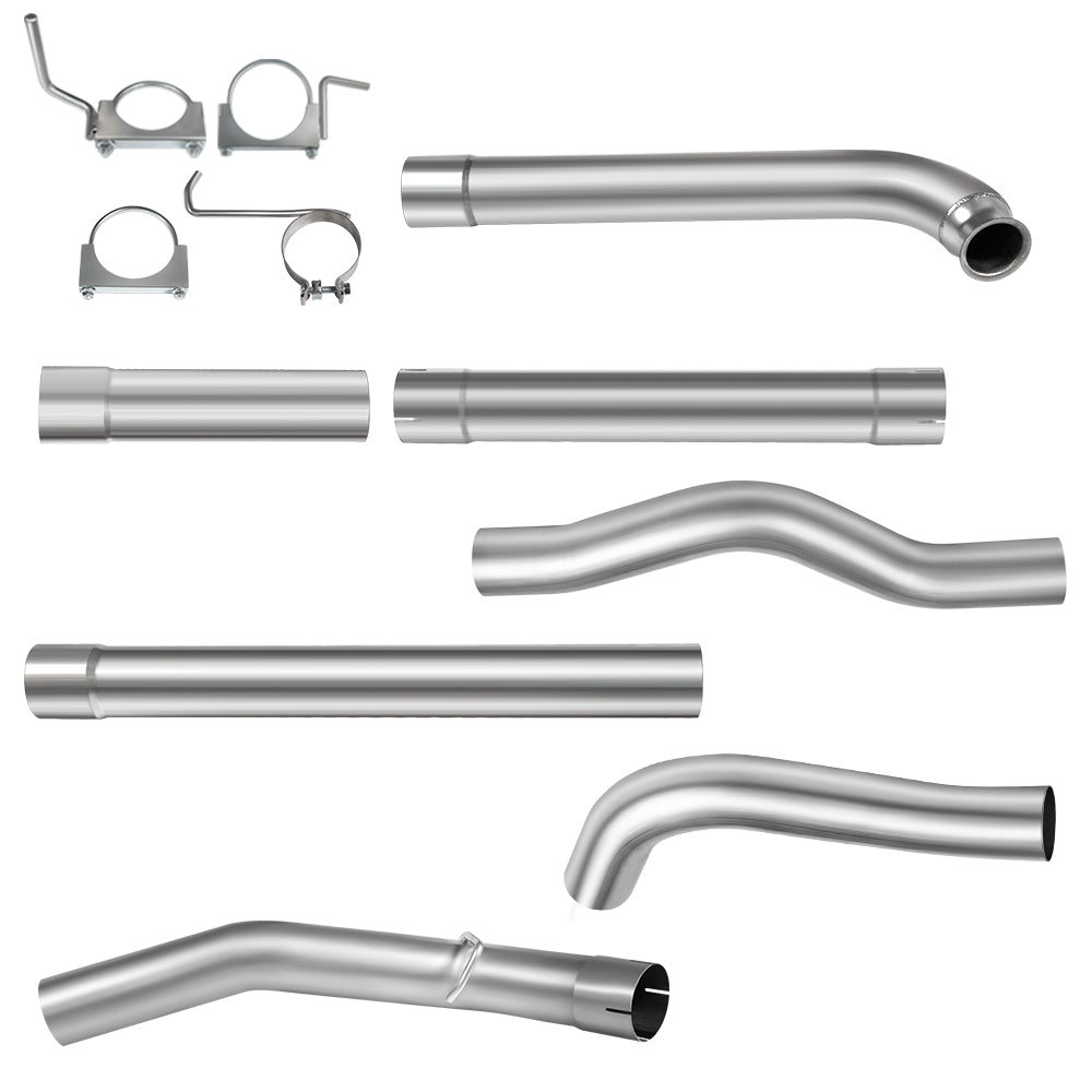 4'/5' Downpipe-Back 2001-2007 LBZ LLY LB7 6.6 Duramax DPF Delete Race Pipe | SPELAB