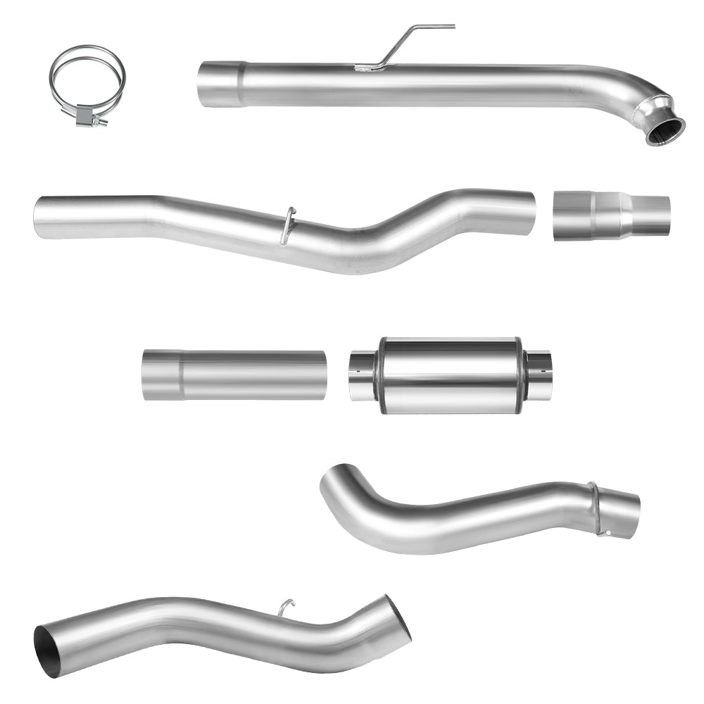 4'/5' Downpipe-Back 2001-2007 LBZ LLY LB7 6.6 Duramax DPF Delete Race Pipe | SPELAB