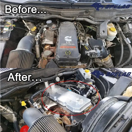 Before VS After Valve Cover Aluminum|SPELAB