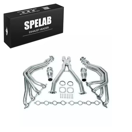 SPELAB Exhaust Header for 1997-2004 Chevy Corvette 5.7 Long Tube 1-7/8