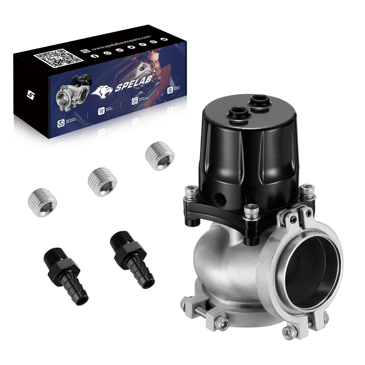 SPELAB High-Performance 8Psi 50mm Psiton Style turbo Wastegate