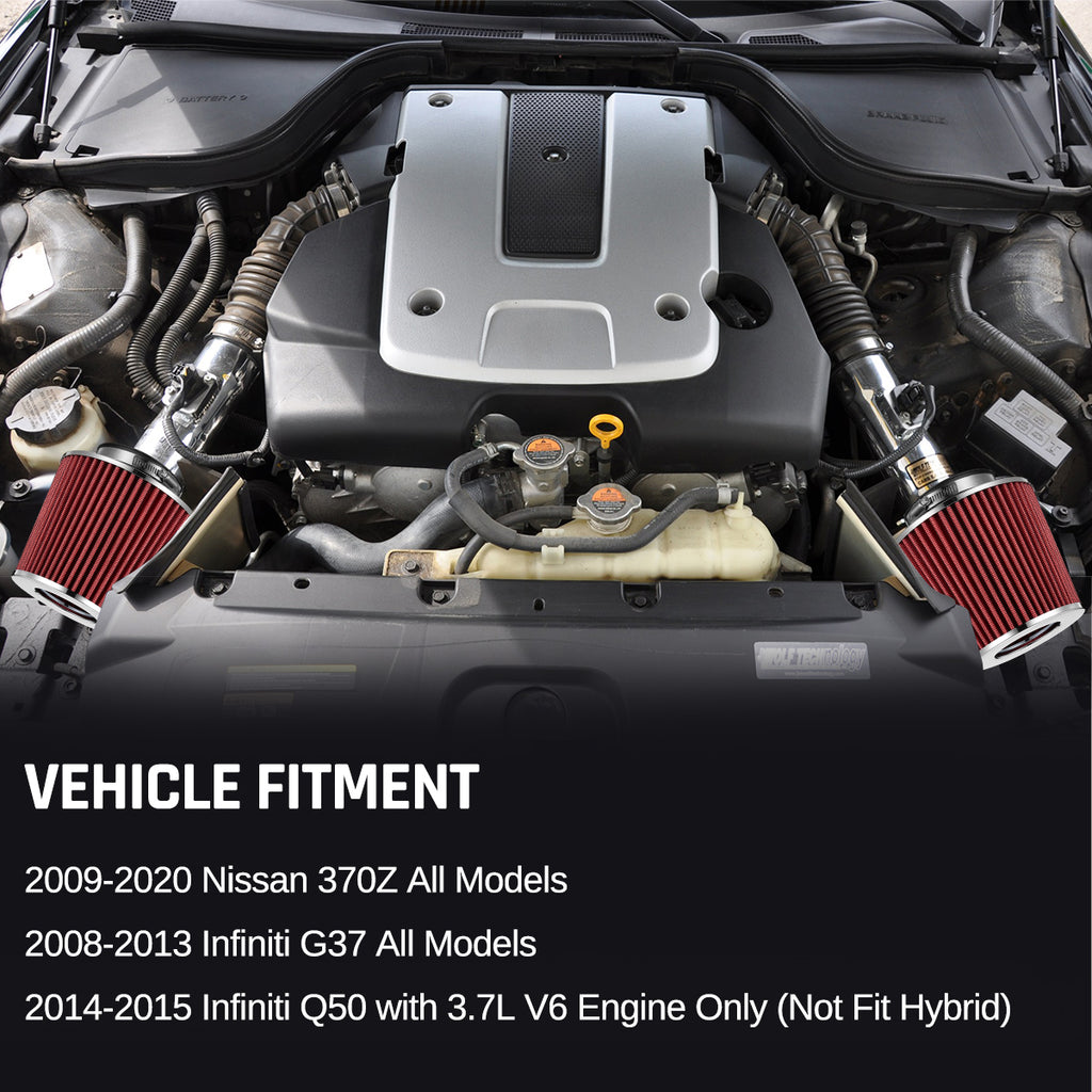 Cold Air Intake Kit For 2009-2019 Nissan 370Z 3.7L V6 |SPELAB