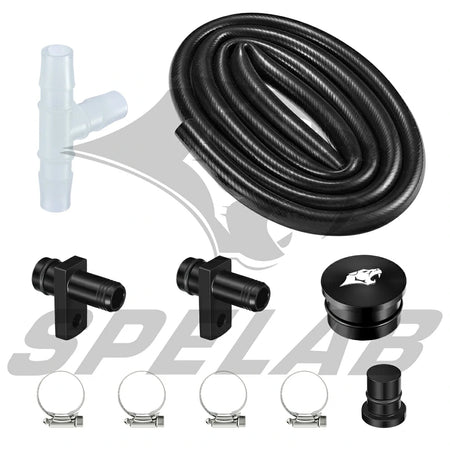 CCV PCV ReRoute Delete Kit 2004-2010 6.6L LLY LBZ LMM Duramax | SPELAB