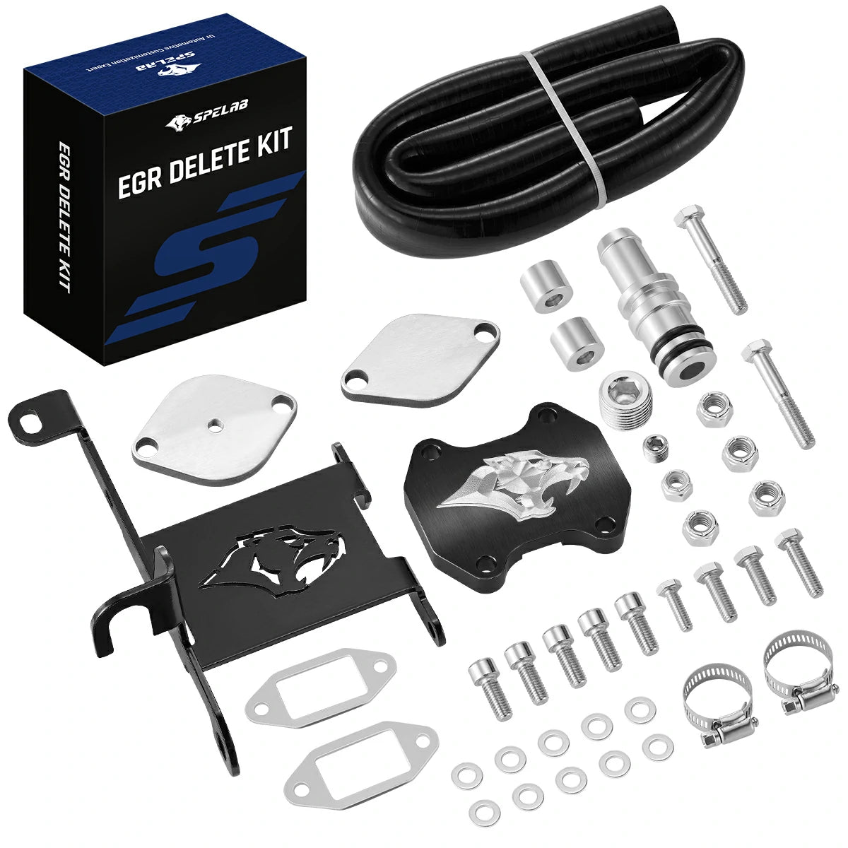 EGR Delete Kit For 2009-2024 6.7L Cummins Dodge Ram 2500 3500|SPELAB-12