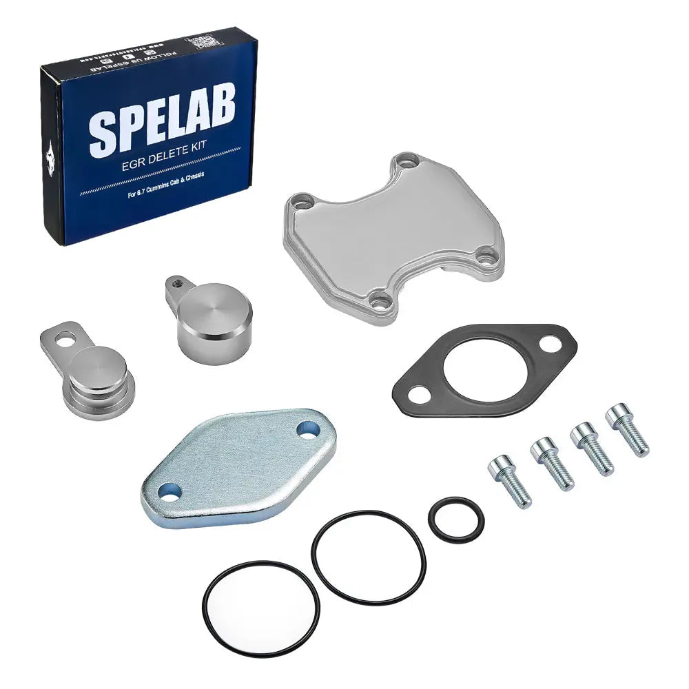 EGR Delete Kit for 2013-2023 6.7L Cummins Cab & Chassis Dodge Ram 3500 4500 5500 |SPELAB-4