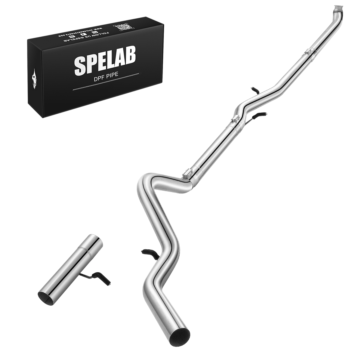 4"/5" 2007-2010 LMM  6.6L Duramax DPF Delete Race Pipe | SPELAB